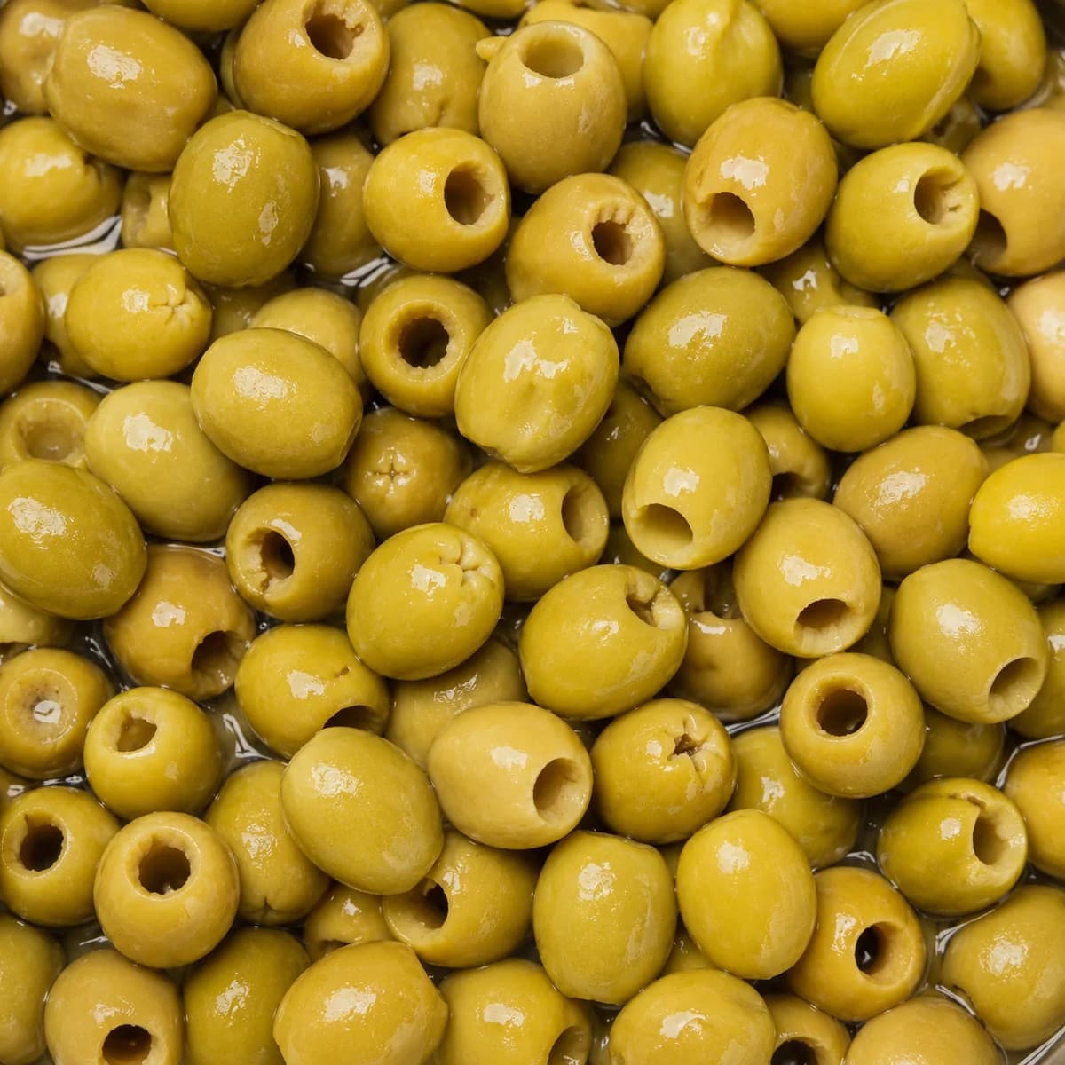 Olives vertes dénoyautées