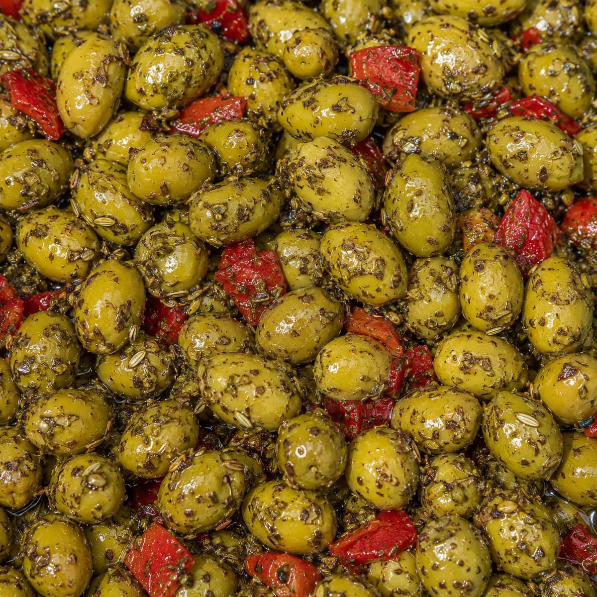 Olives vertes à la provençale