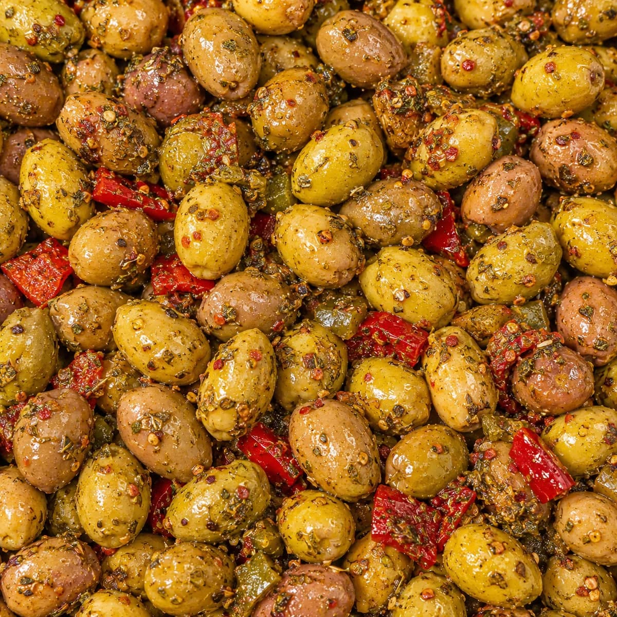 Olives vertes à la sicilienne