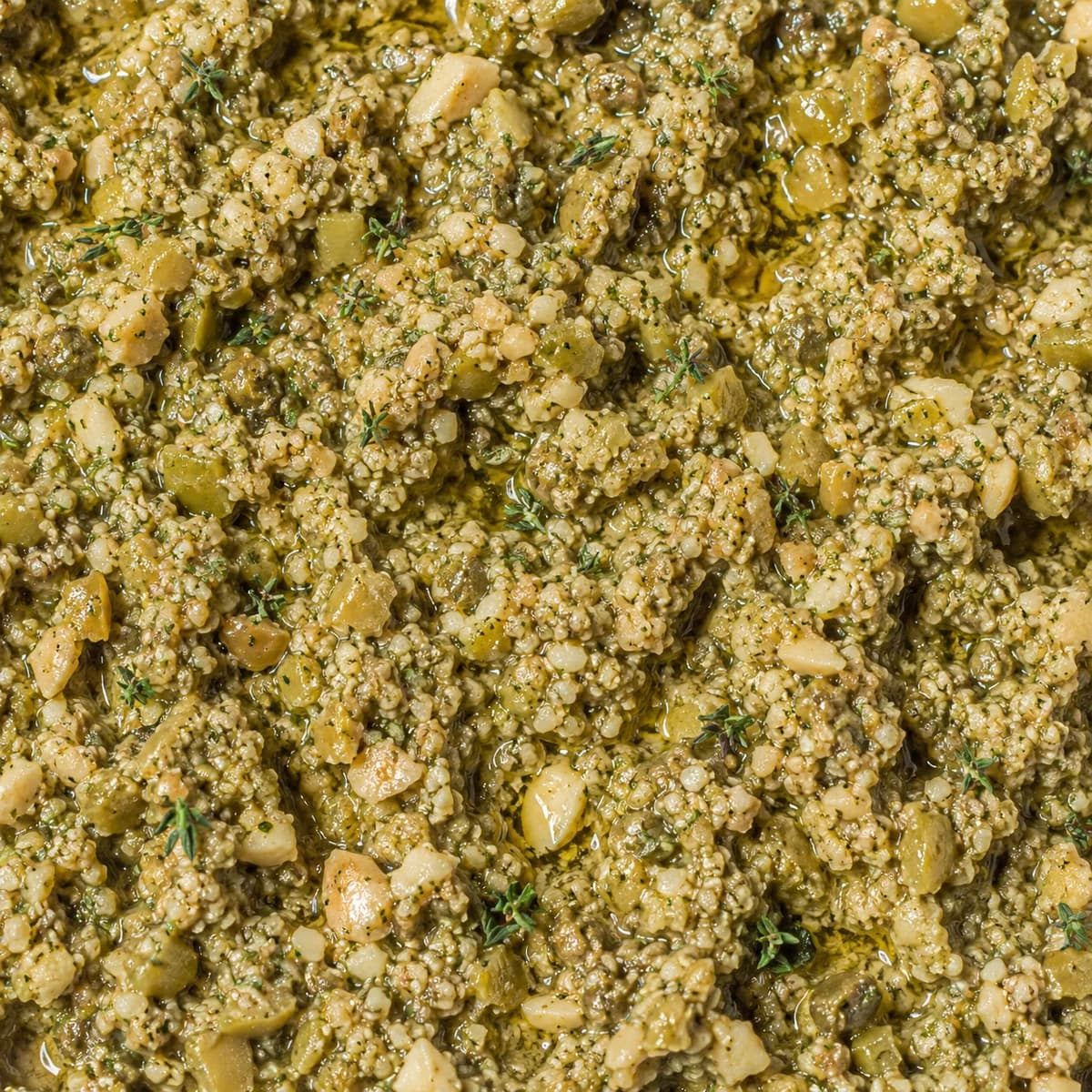 Tapenade verte aux amandes